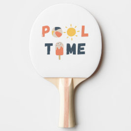 Poolzeit. Tischtennisschläger Tischtennis Schläger