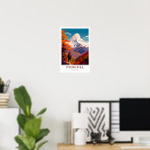 Poonhill Annapurna Travel Print Poster (Heimbüro)