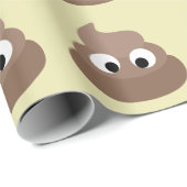 POOP FUNNY Birthday WRAPPING PAPER Geschenkpapier (Rolleneckpunkt)