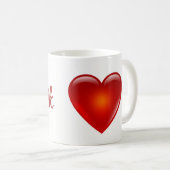 Poopchik u. Herz-Tasse vom Kuchen Raisa Kaffeetasse (VorderseiteRechts)