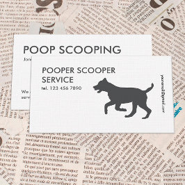 Pooper Scooper Visitenkarte