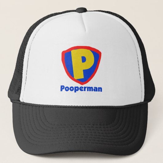 Pooperman Truckerkappe (Vorderseite)