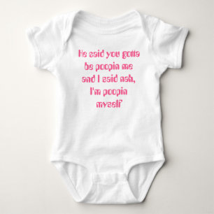 Poopin Strampler, Baby-Bodysuit Baby Strampler