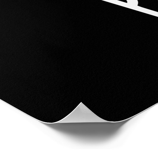 Poopiter Funny Planet Jupiter Pun Dark BG Poster (Ecke)