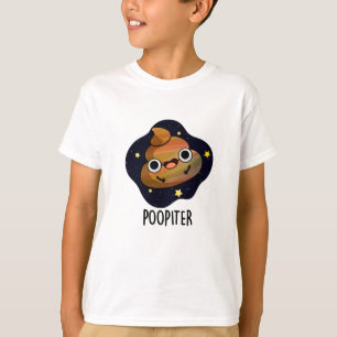 Poopiter Funny Planet Jupiter Pun T-Shirt