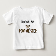 Poopmeister Funny Baby Shirts