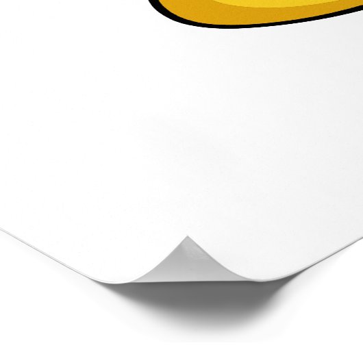 Poopy Fruity Funny Fruit Pub Poster (Ecke)