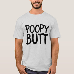 POOPY HINTERN BIRTHDAY FUNNY BIRTHDAY T - SHIRT