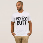 POOPY HINTERN FUNNY MEN'S T - SHIRT (Vorne ganz)