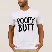 POOPY HINTERN FUNNY MEN'S T - SHIRT (Vorderseite)
