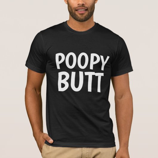 POOPY HINTERN VATER T - SHIRT (Vorderseite)