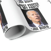 POOPY JOE BIDEN WEAPPPAPIER GESCHENKPAPIER (Rolleneckpunkt)