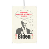 Poopy Pants Biden Autolufterfrischer (Vorderseite)