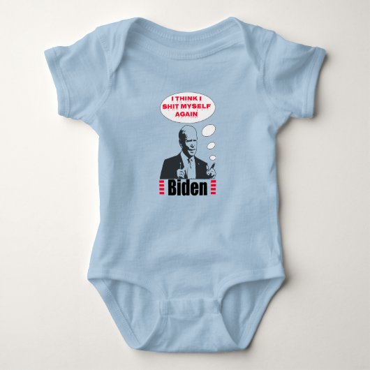 Poopy Pants Biden Baby Strampler (Vorderseite)
