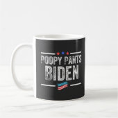 Poopy Pants Biden Kaffeetasse (Links)
