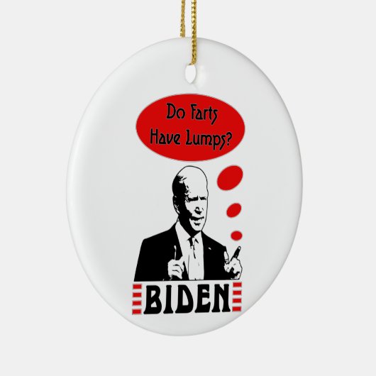 Poopy Pants Biden Keramik Ornament (Rechts)