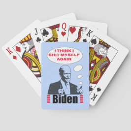 Poopy Pants Biden Spielkarten