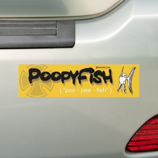 Poopyfish Autoaufkleber (Auf Auto)