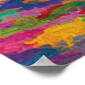 Poor Old Man with Little Dog Heartwarming Poster (Ecke)