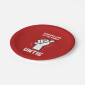 Poor Spellers Of The World Untie Pappteller (Schrägansicht)