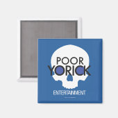 Poor Yorick Entertainment Logo Magnet (Vorderseite/Rückseite)