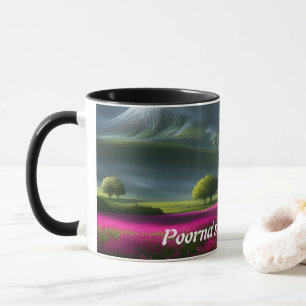 Poornas Morgentee Personalisiert anpassbar Tasse