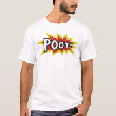 POOT, Retro-Skateboard zum Shirt-Design. T-Shirt (Vorderseite)