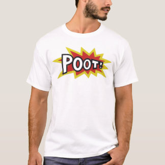 POOT, Retro-Skateboard zum Shirt-Design. T-Shirt