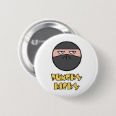 Pootie! - Ninja Knopf Button (Vorne & Hinten)