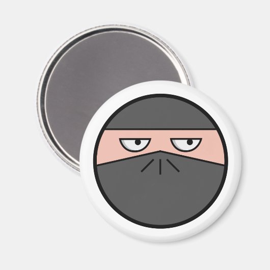 Pootie! - Ninjahead Magnet (Vorderseite/Rückseite)