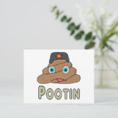 Pootin - Anti Putin Postkarte (Stehend Vorderseite)