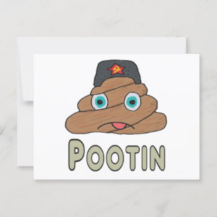Pootin - Anti Putin Postkarte