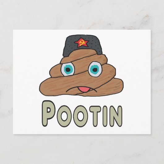 Pootin - Anti Putin Postkarte (Vorderseite)