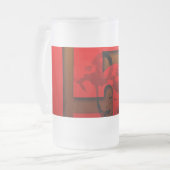 Pop 2015 Ram Sheep Goat Year - Mattiert Glass Tass Mattglas Bierglas (Vorderseite Links)