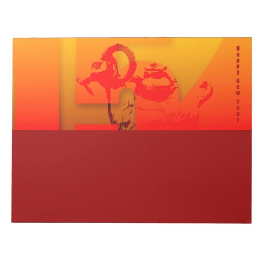 Pop 2015 Rammschaf Jahr - Notepad Notizblock (Vorderseite)