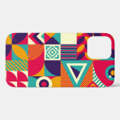 Pop abstrakte geometrische Formen, nahtlose Muster Case-Mate iPhone Hülle (Rückseite (Horizontal))