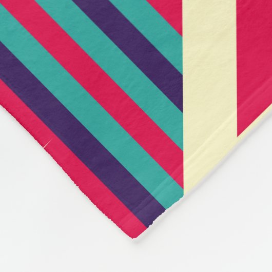 Pop abstrakte geometrische Formen, nahtlose Muster Fleecedecke (Ecke)