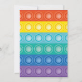 Pop am Geburtstag Einladung, Pop Fidget Einladung, Einladung (Rückseite)