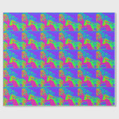 Pop am Meer Kunst, Dichtung und Musik Geschenkpapier (Flach)