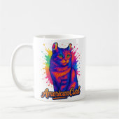 Pop American Curl Cat Kaffeetasse (Links)