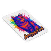 Pop American Curl Cat Magnet (Rechte Seite)