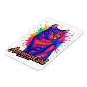 Pop American Curl Cat Magnet (Linke Seite)