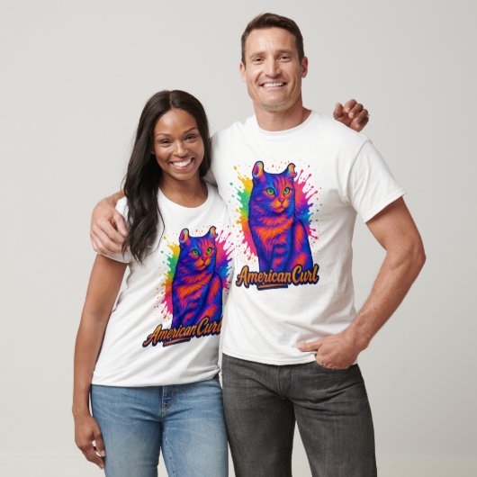 Pop American Curl Cat T-Shirt (Unisex)