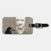 Pop and the Raven Grunge Digital Art Gepäckanhänger (Vorderseite horizontal)