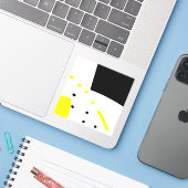 Pop-Art92 Aufkleber (Laptop mit iPhone)