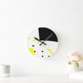 Pop-Art92 Runde Wanduhr (Zuhause)