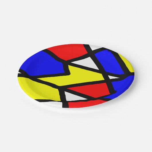 Pop-Art96 Pappteller (Schrägansicht)