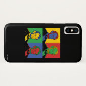 Pop Art Abraham Lincoln Case-Mate iPhone Hülle (Rückseite (Horizontal))