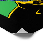 Pop Art Abraham Lincoln Poster (Ecke)