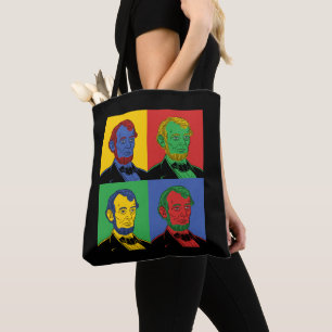 Pop Art Abraham Lincoln Tasche